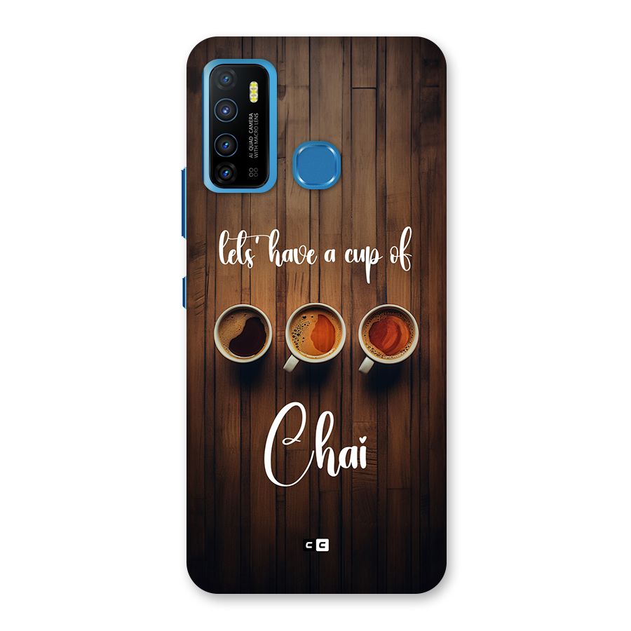 Lets Have A Cup Of Chai Back Case for Infinix Hot 9