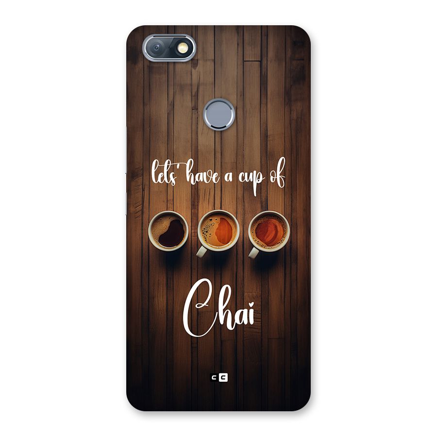 Lets Have A Cup Of Chai Back Case for Infinix Note 5