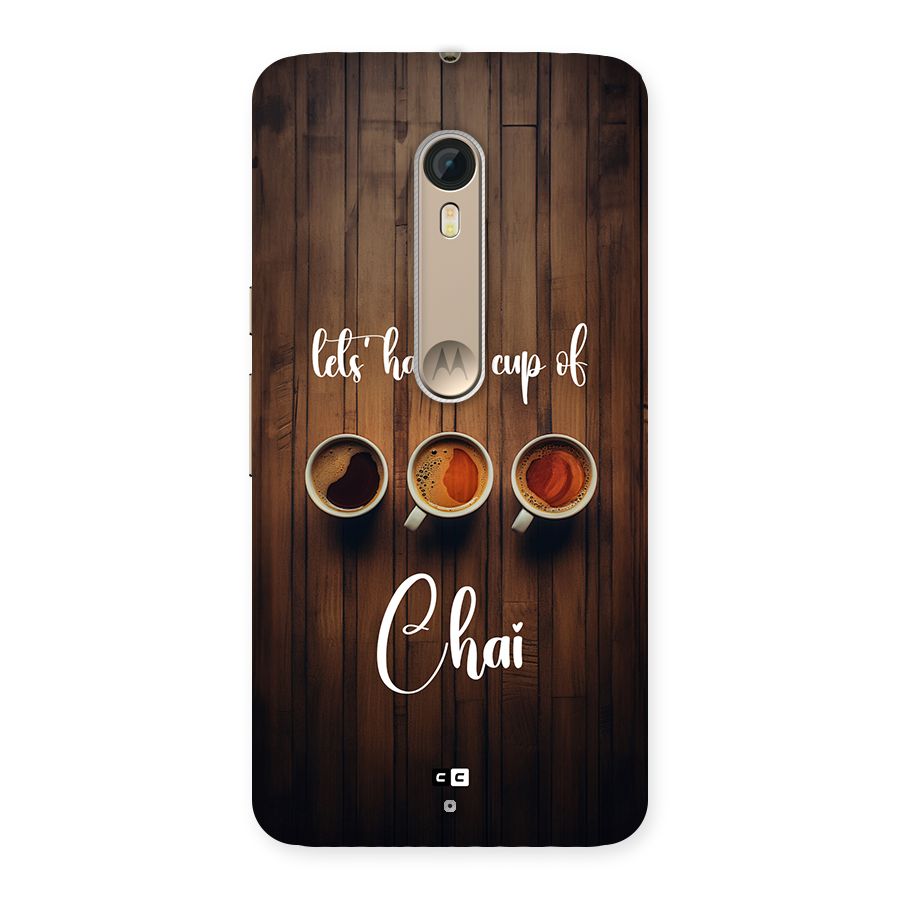 Lets Have A Cup Of Chai Back Case for Moto X Style