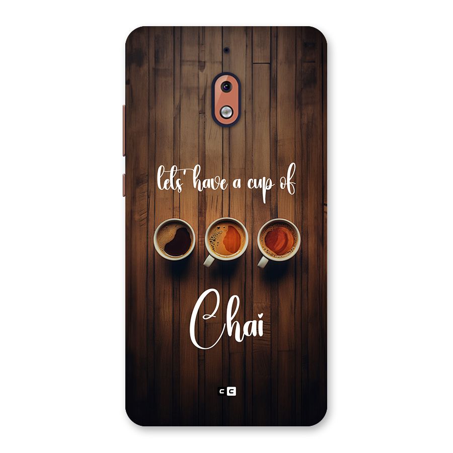 Lets Have A Cup Of Chai Back Case for Nokia 2.1