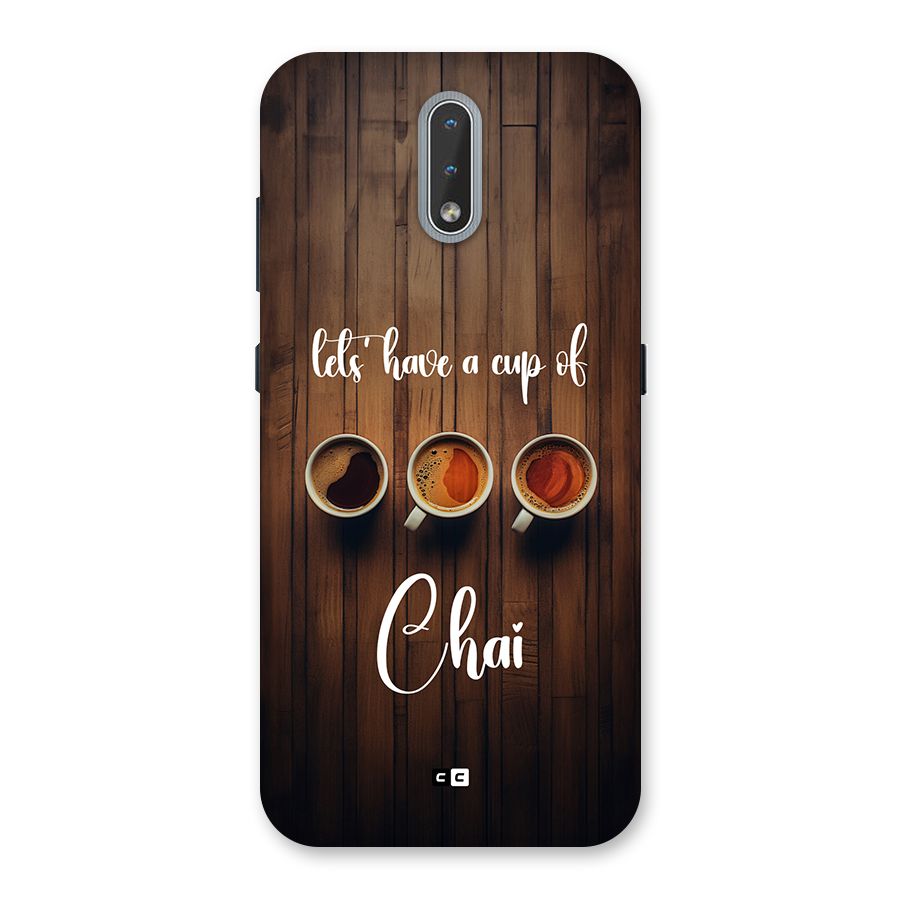 Lets Have A Cup Of Chai Back Case for Nokia 2.3