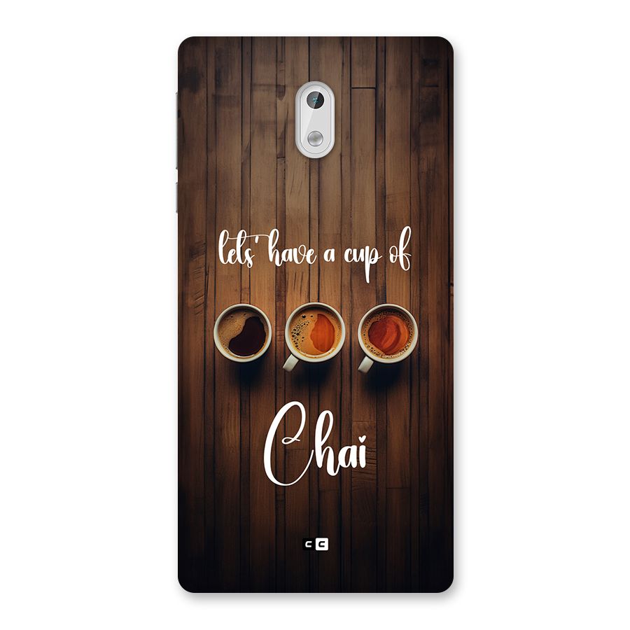 Lets Have A Cup Of Chai Back Case for Nokia 3