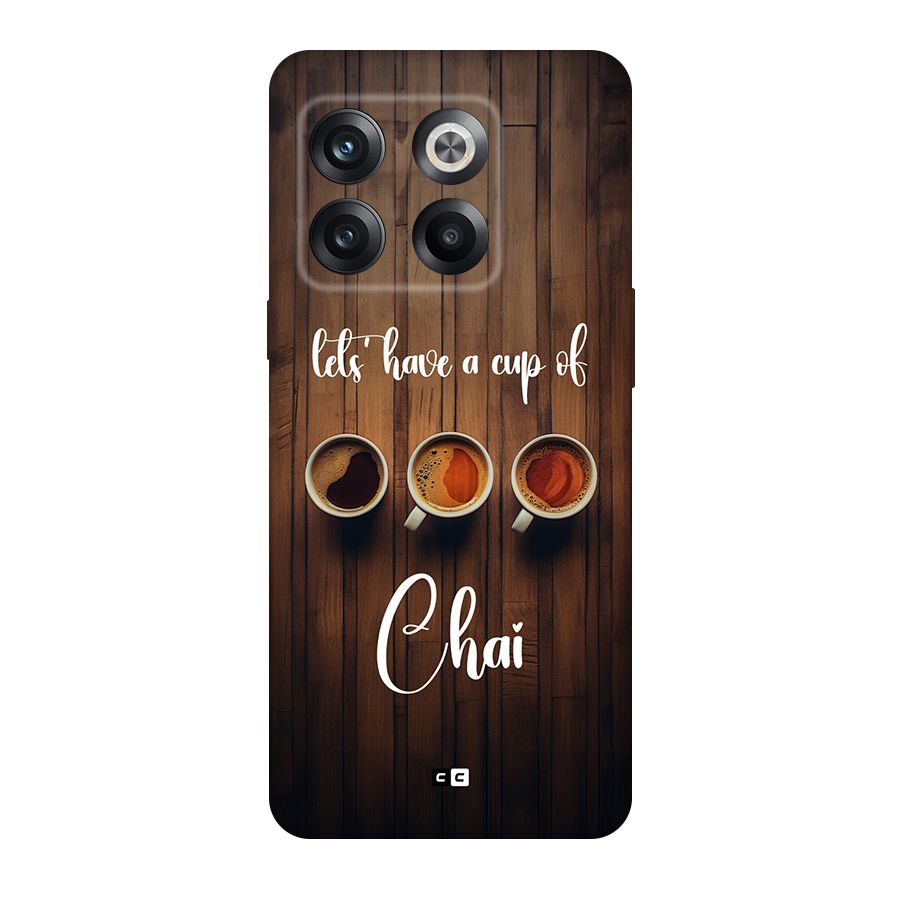Lets Have A Cup Of Chai Back Case for OnePlus 10T