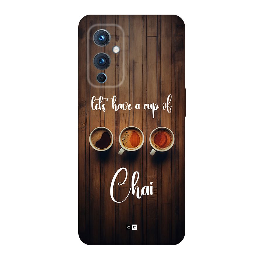 Lets Have A Cup Of Chai Back Case for OnePlus 9