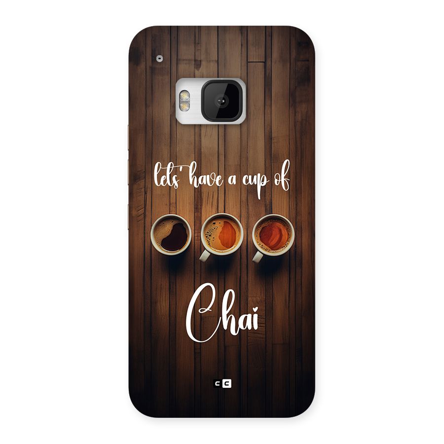 Lets Have A Cup Of Chai Back Case for One M9