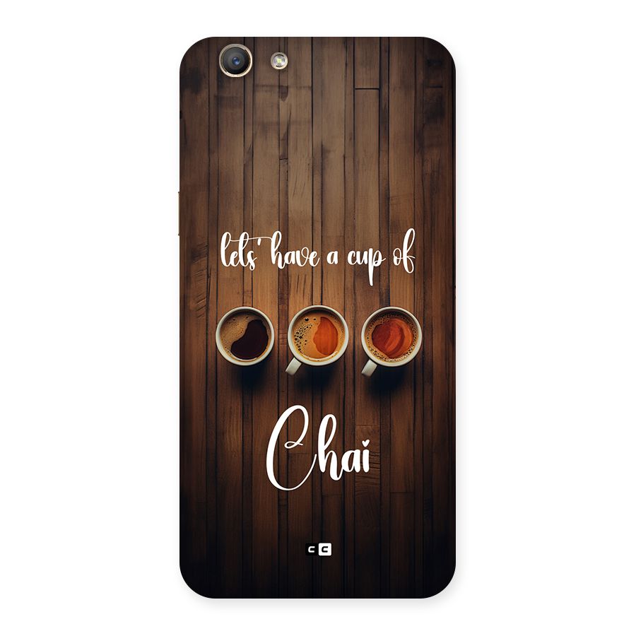 Lets Have A Cup Of Chai Back Case for Oppo A59