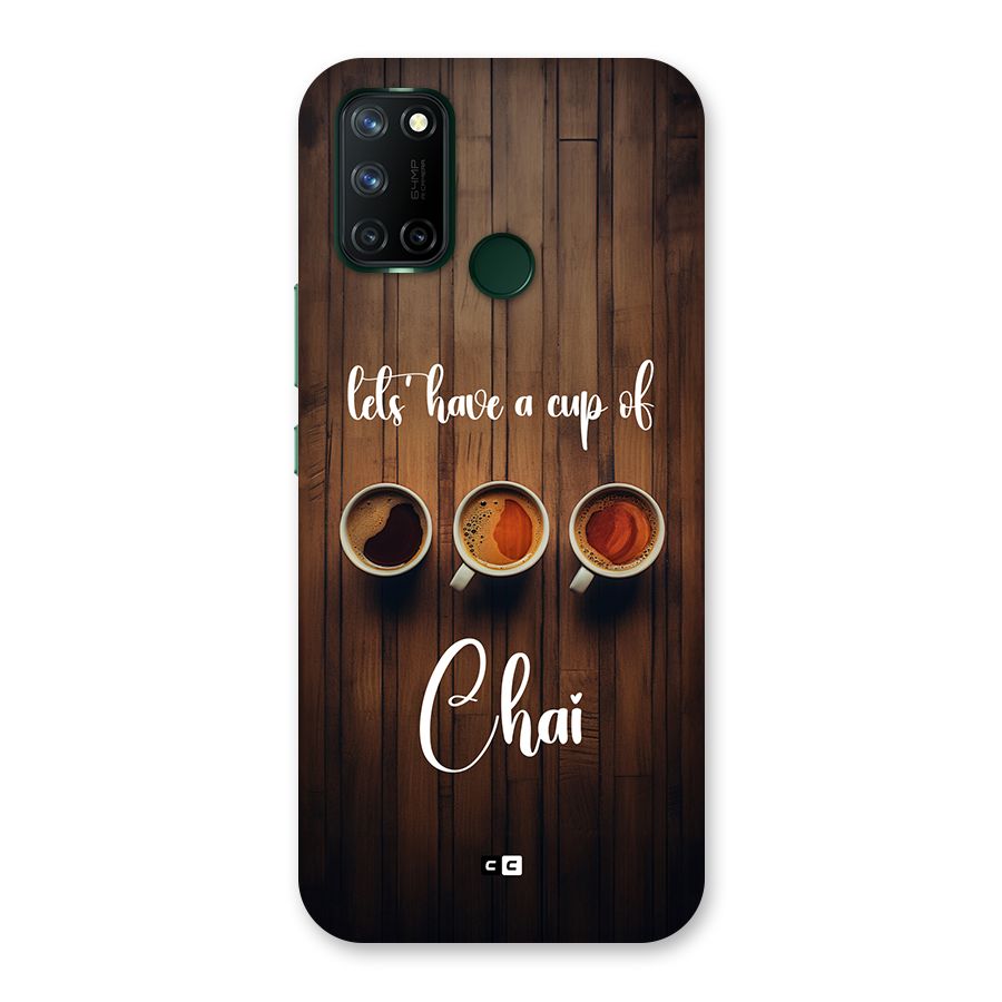 Lets Have A Cup Of Chai Back Case for Realme 7i