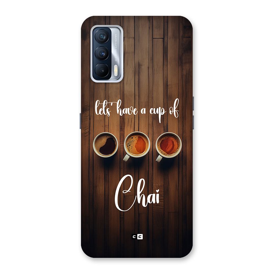 Lets Have A Cup Of Chai Back Case for Realme X7