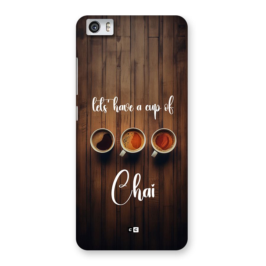 Lets Have A Cup Of Chai Back Case for Redmi Mi 5