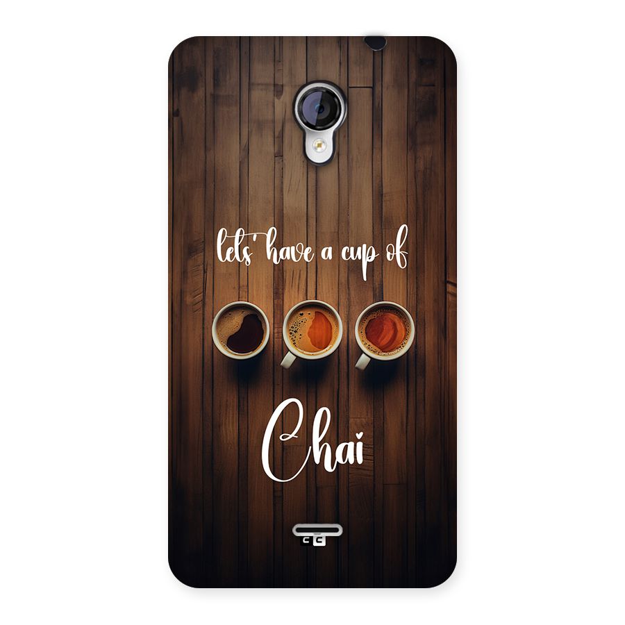 Lets Have A Cup Of Chai Back Case for Unite 2 A106