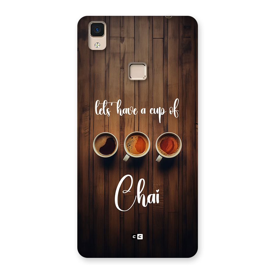 Lets Have A Cup Of Chai Back Case for V3 Max