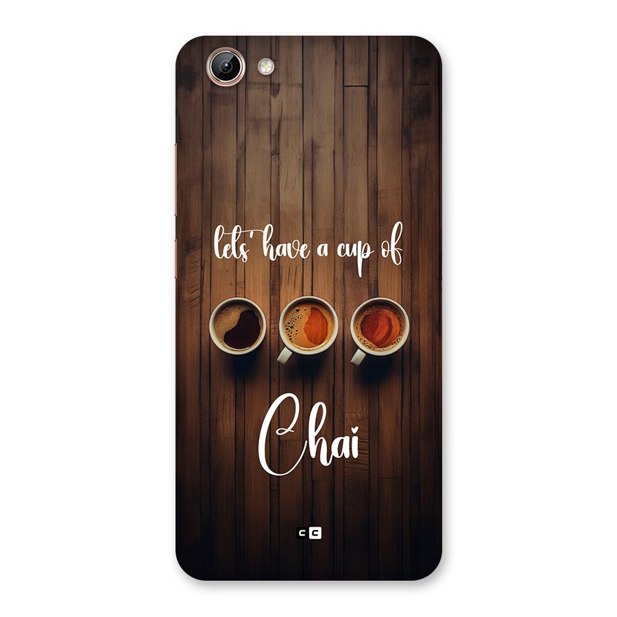 Lets Have A Cup Of Chai Back Case for Vivo Y71