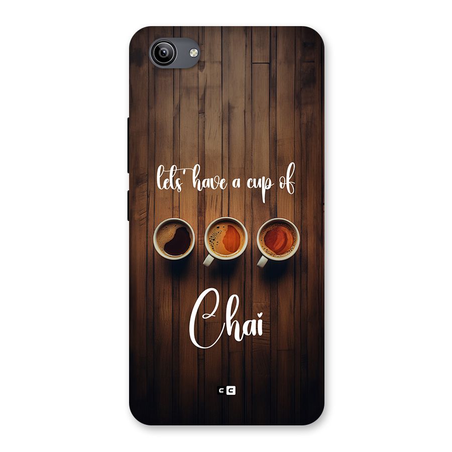 Lets Have A Cup Of Chai Back Case for Vivo Y81i