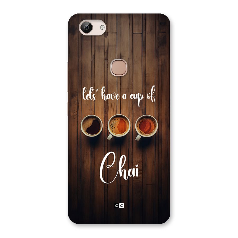Lets Have A Cup Of Chai Back Case for Vivo Y83