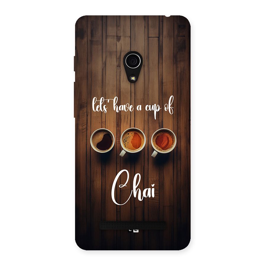 Lets Have A Cup Of Chai Back Case for Zenfone 5