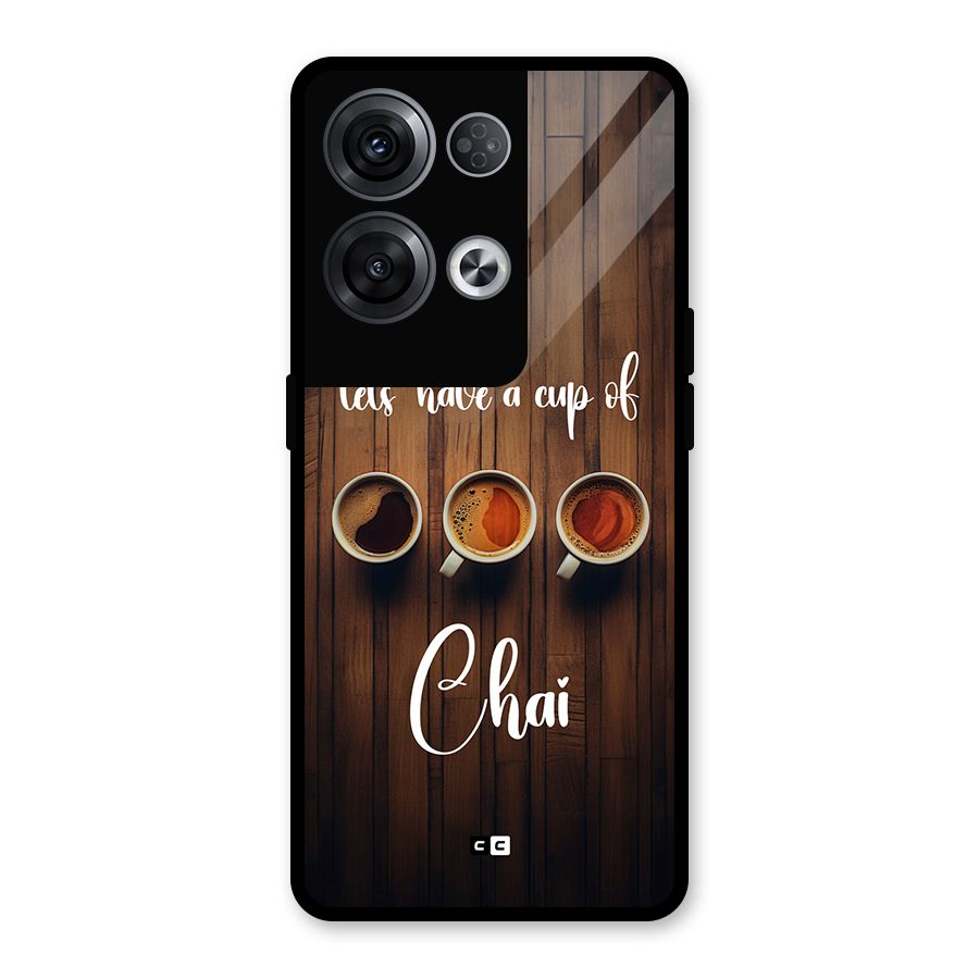 Lets Have A Cup Of Chai Glass Back Case for Oppo Reno8 Pro 5G