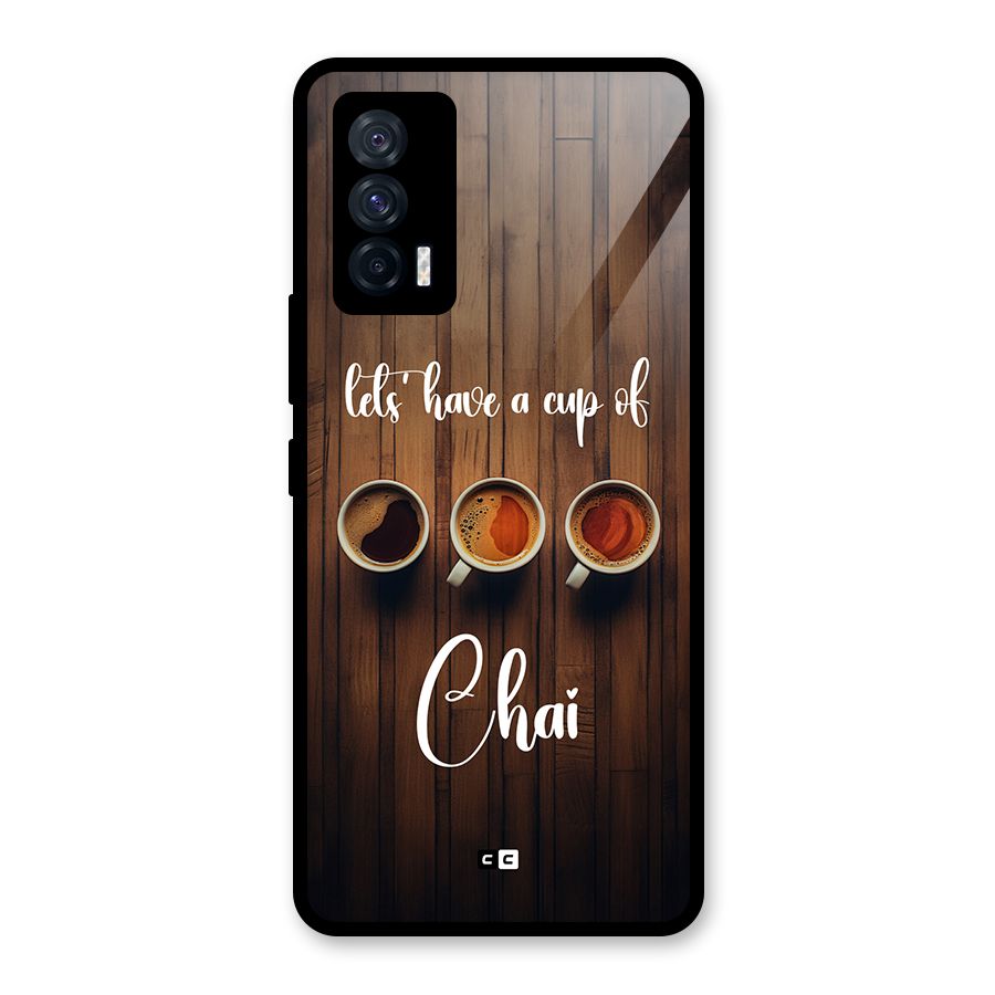 Lets Have A Cup Of Chai Glass Back Case for Vivo iQOO 7 5G