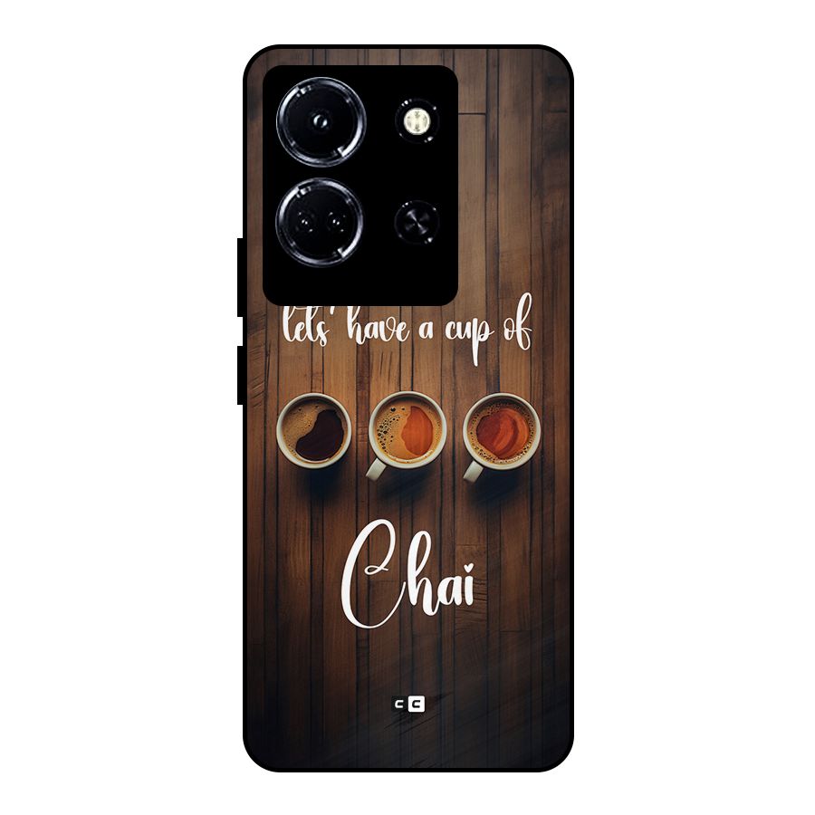Lets Have A Cup Of Chai Metal Back Case for Infinix Note 30 5G
