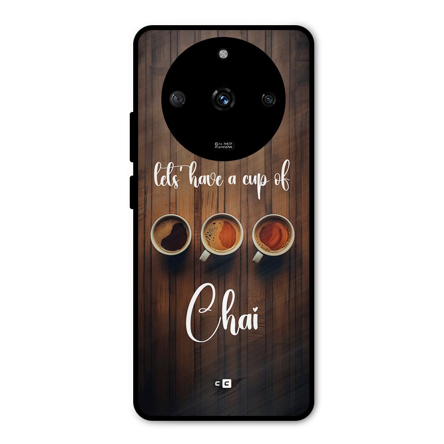 Lets Have A Cup Of Chai Metal Back Case for Realme Narzo 60 5G