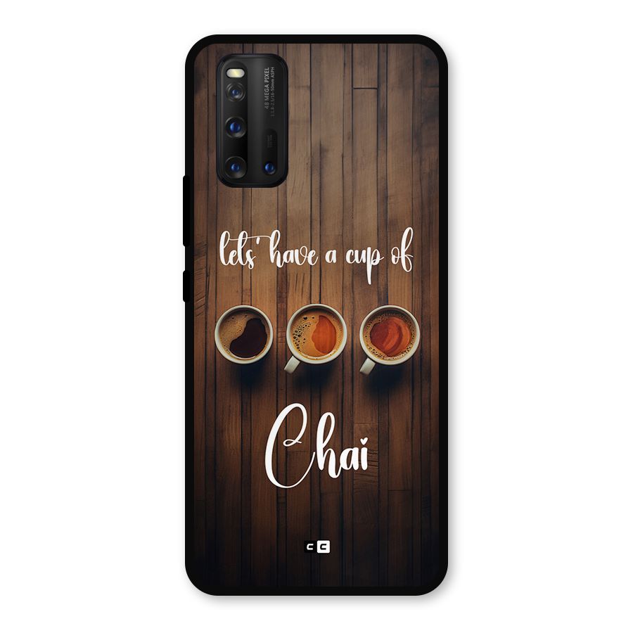 Lets Have A Cup Of Chai Metal Back Case for iQOO 3