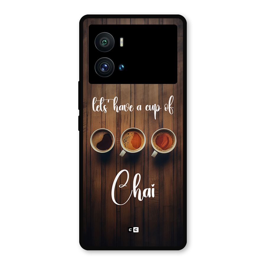 Lets Have A Cup Of Chai Metal Back Case for iQOO 9 Pro