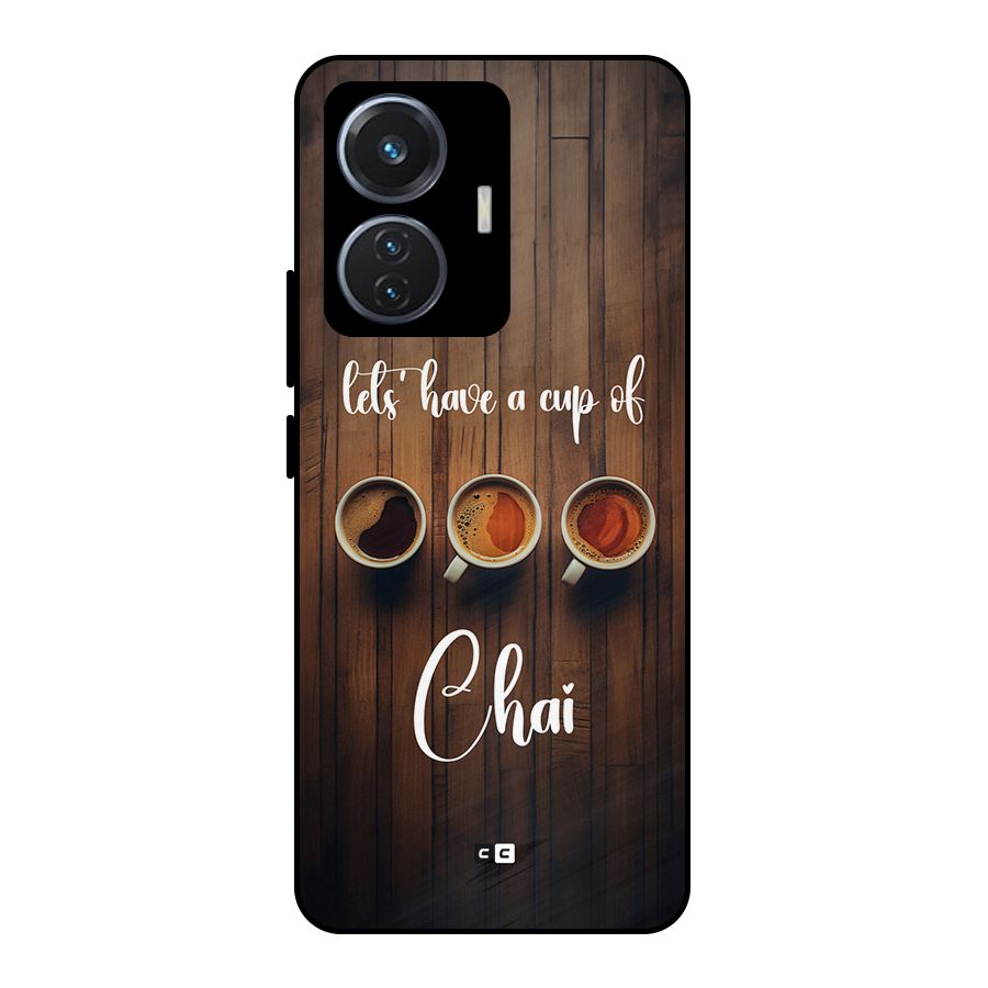 Lets Have A Cup Of Chai Metal Back Case for iQOO Z6 44W