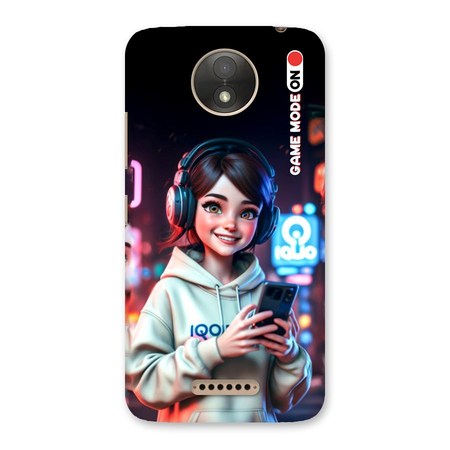 Lets Play Back Case for Moto C Plus
