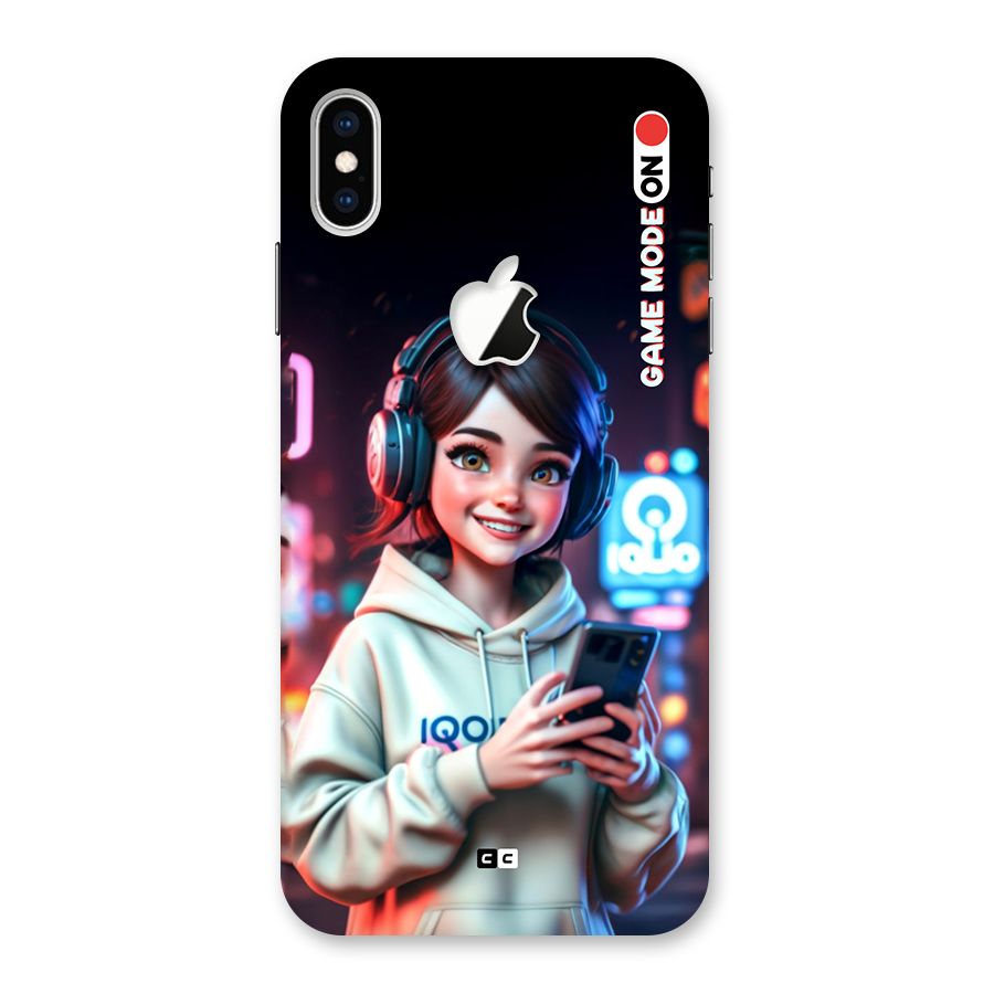 Lets Play Back Case for iPhone XS Max Apple Cut
