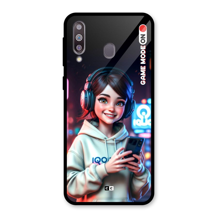 Lets Play Glass Back Case for Galaxy M30