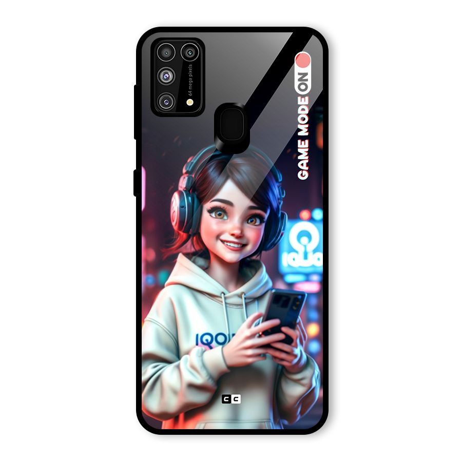 Lets Play Glass Back Case for Galaxy M31