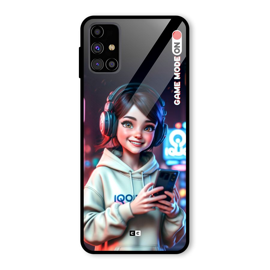 Lets Play Glass Back Case for Galaxy M31s