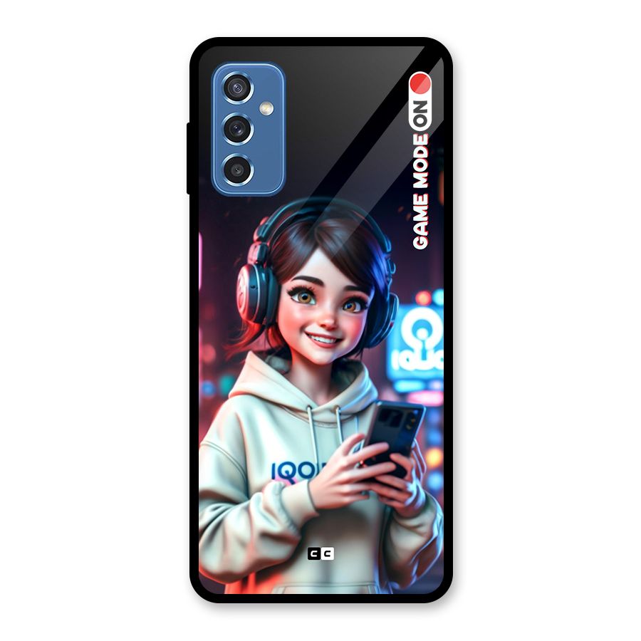 Lets Play Glass Back Case for Galaxy M52 5G