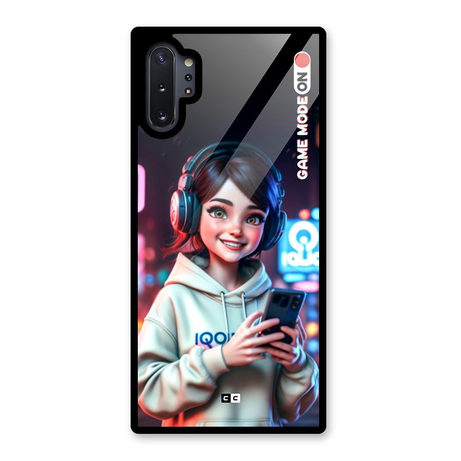 Lets Play Glass Back Case for Galaxy Note 10 Plus