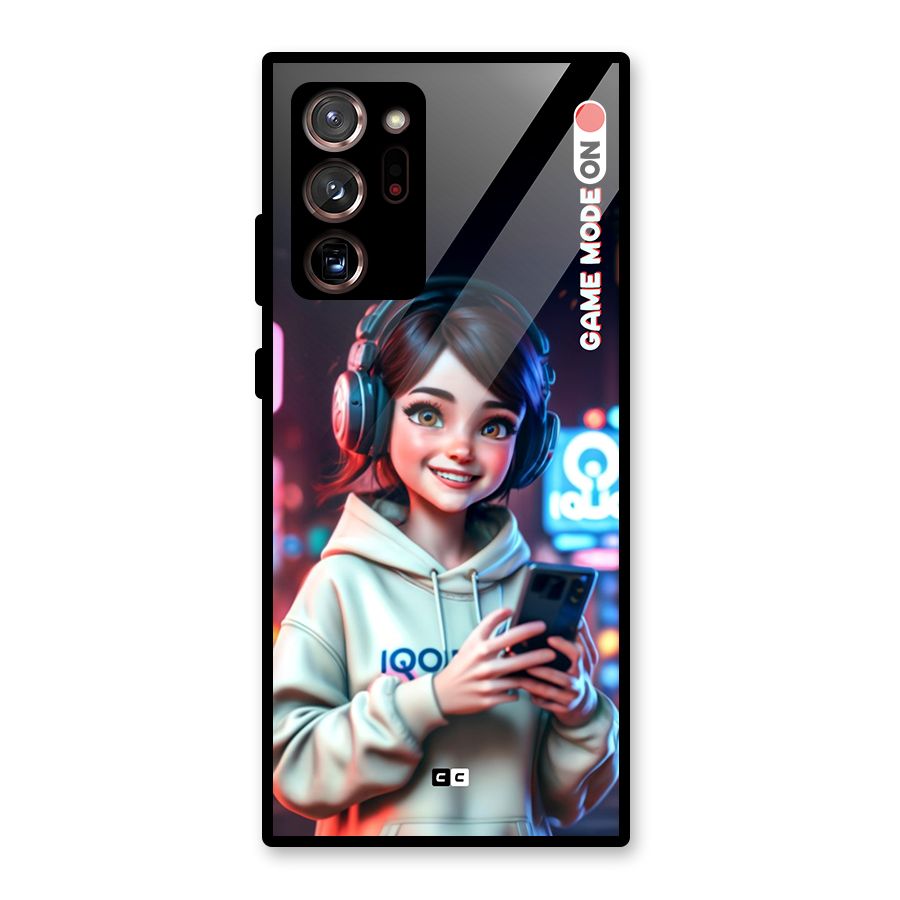Lets Play Glass Back Case for Galaxy Note 20 Ultra 5G