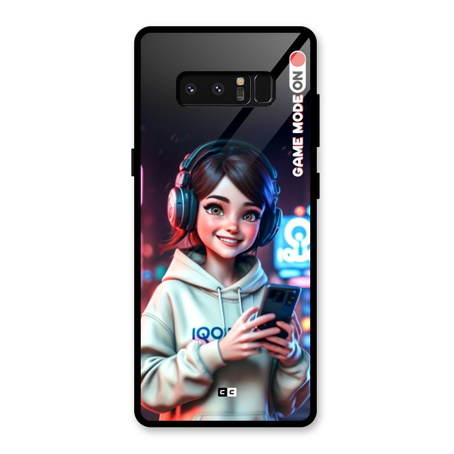 Lets Play Glass Back Case for Galaxy Note 8