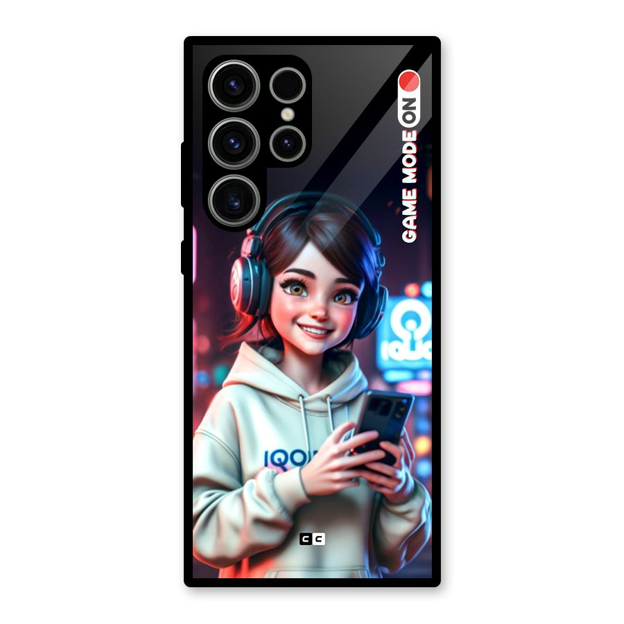 Lets Play Glass Back Case for Galaxy S23 Ultra
