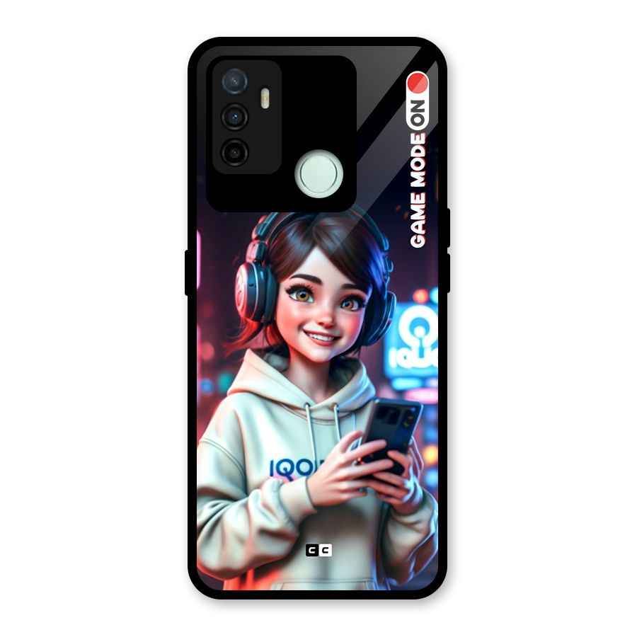 Lets Play Glass Back Case for Oppo A53