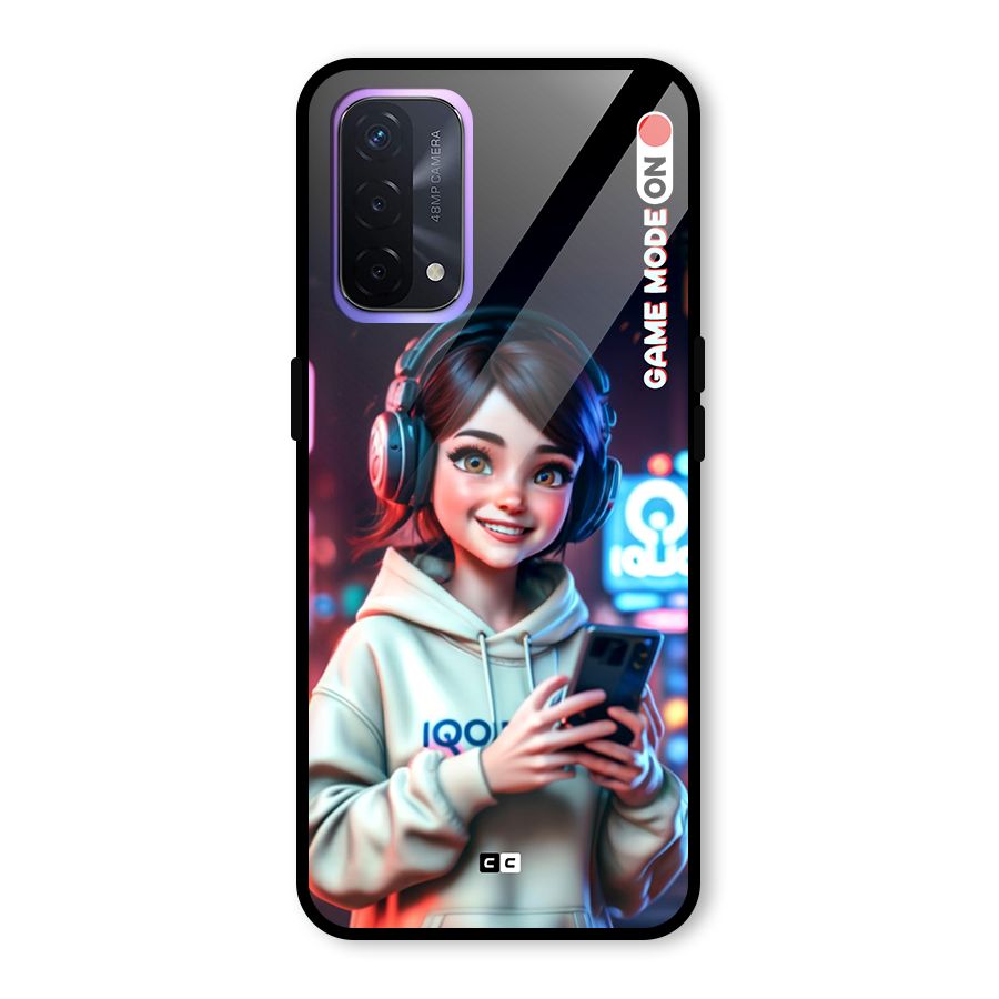 Lets Play Glass Back Case for Oppo A74 5G
