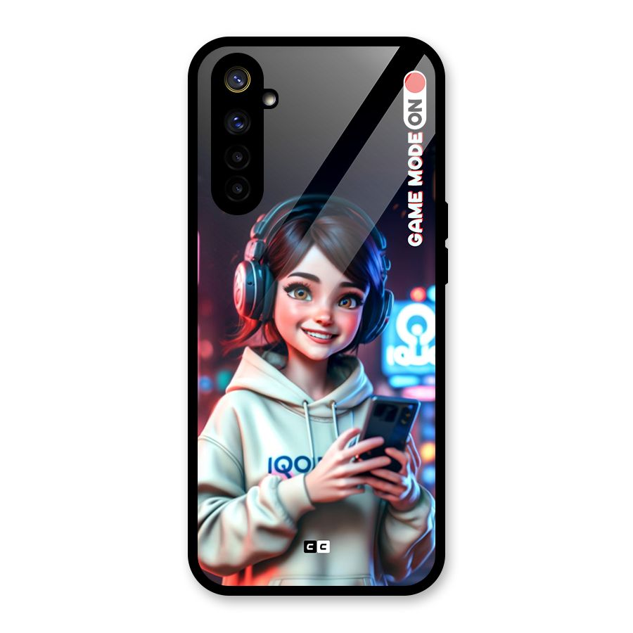 Lets Play Glass Back Case for Realme 6