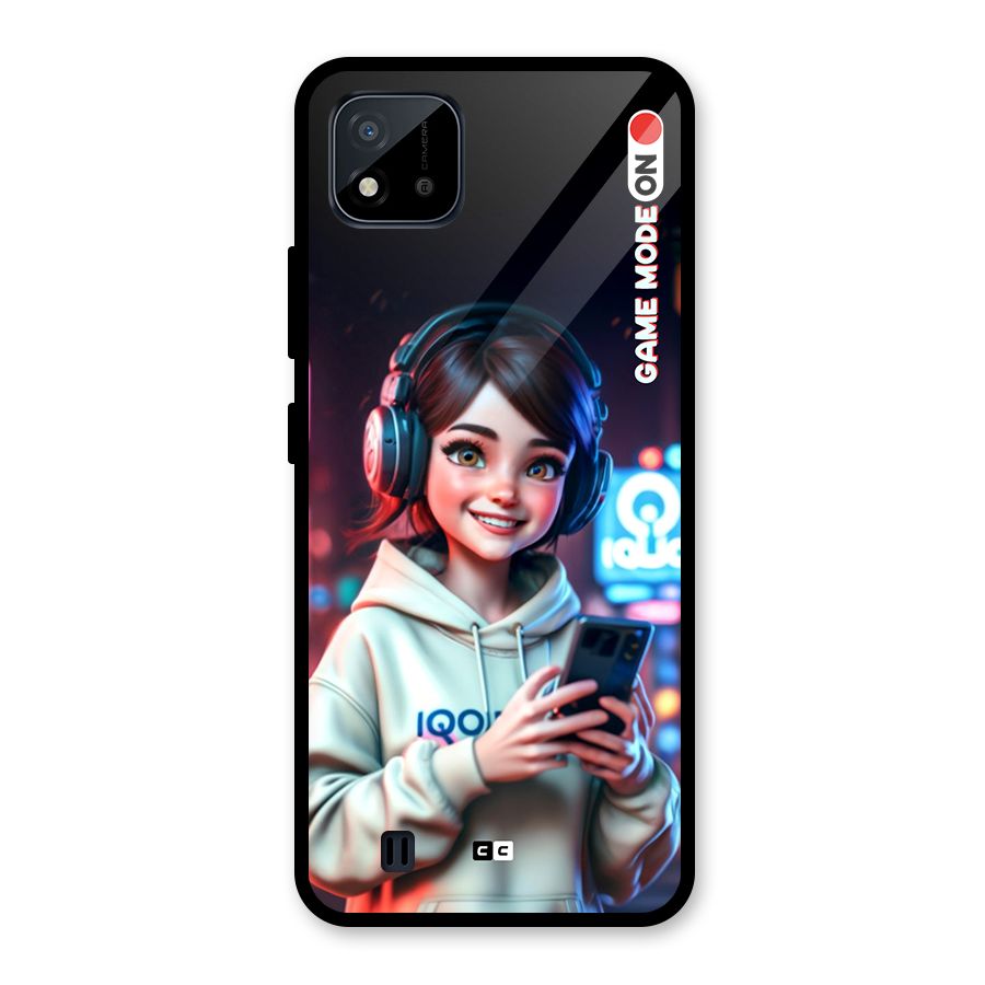 Lets Play Glass Back Case for Realme C11 2021