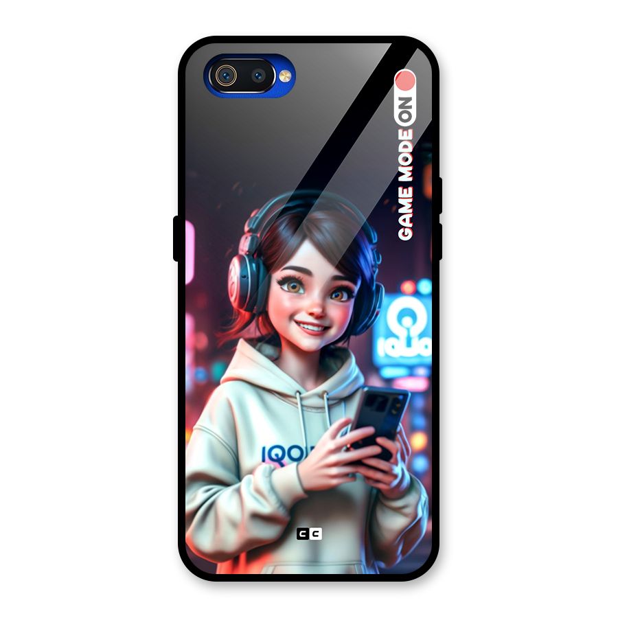 Lets Play Glass Back Case for Realme C2