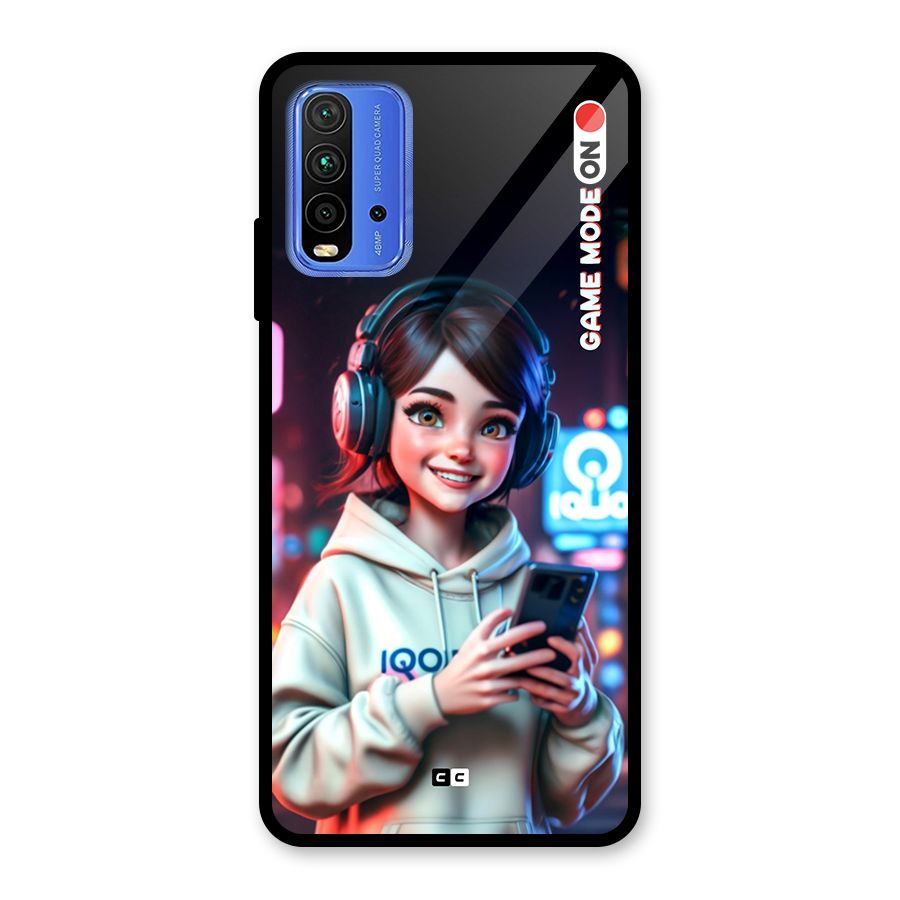 Lets Play Glass Back Case for Redmi 9 Power