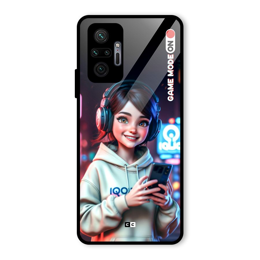 Lets Play Glass Back Case for Redmi Note 10 Pro Max
