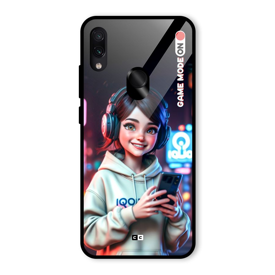Lets Play Glass Back Case for Redmi Note 7 Pro
