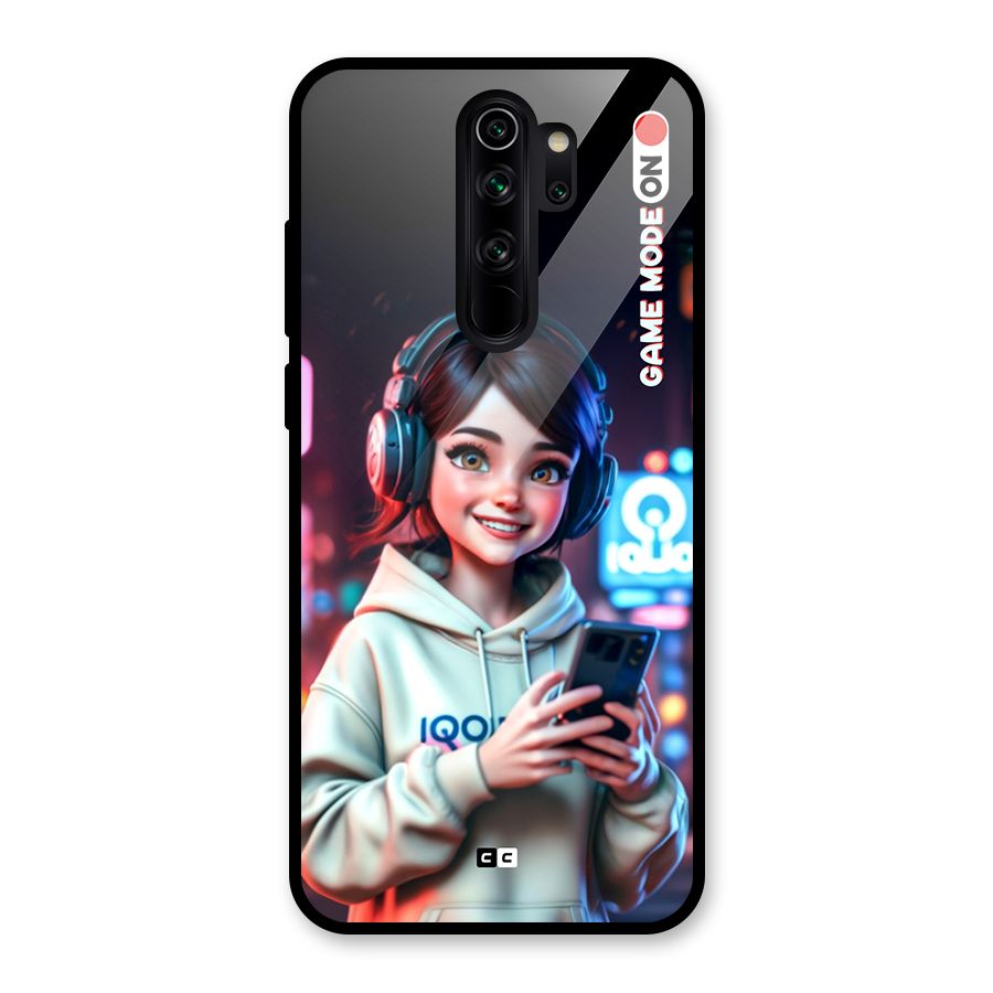 Lets Play Glass Back Case for Redmi Note 8 Pro