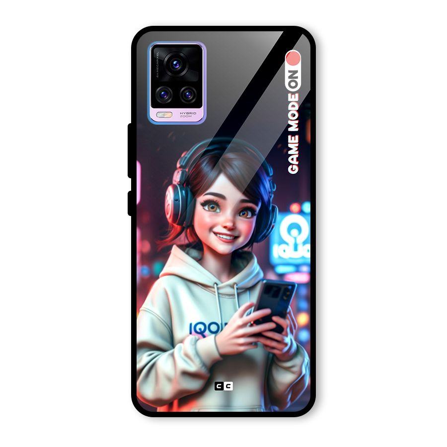 Lets Play Glass Back Case for Vivo V20 Pro