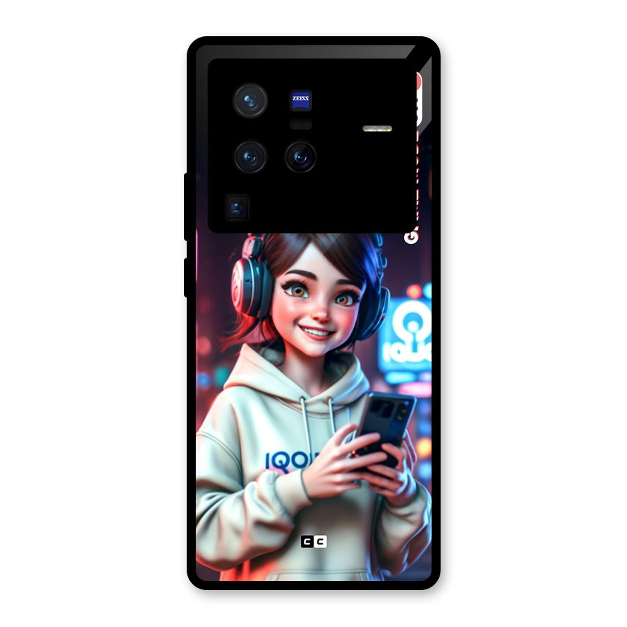 Lets Play Glass Back Case for Vivo X80 Pro