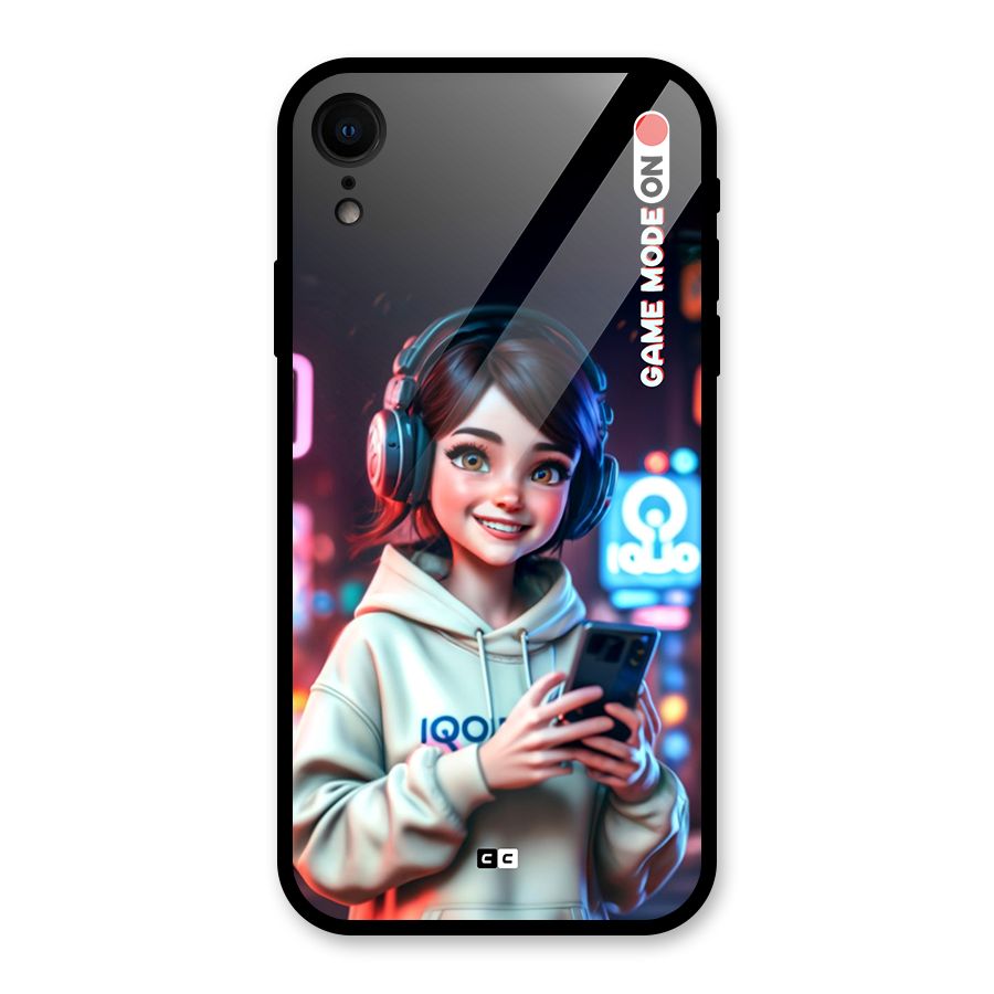 Lets Play Glass Back Case for iPhone XR