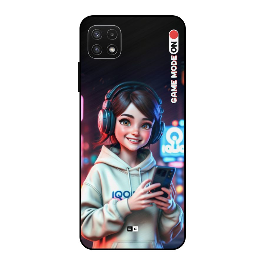 Lets Play Metal Back Case for Galaxy A22 5G