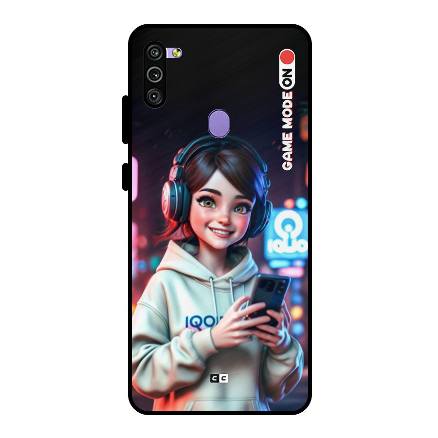 Lets Play Metal Back Case for Galaxy M11